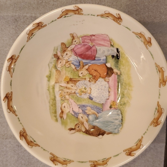 BunnyKins Royal Doulton Bowl and cup - Picture 2 of 5